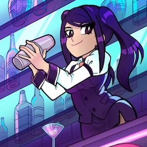 Mini carte postale Jill Stingray VA-11 Hall-A (4 x 6 po.)