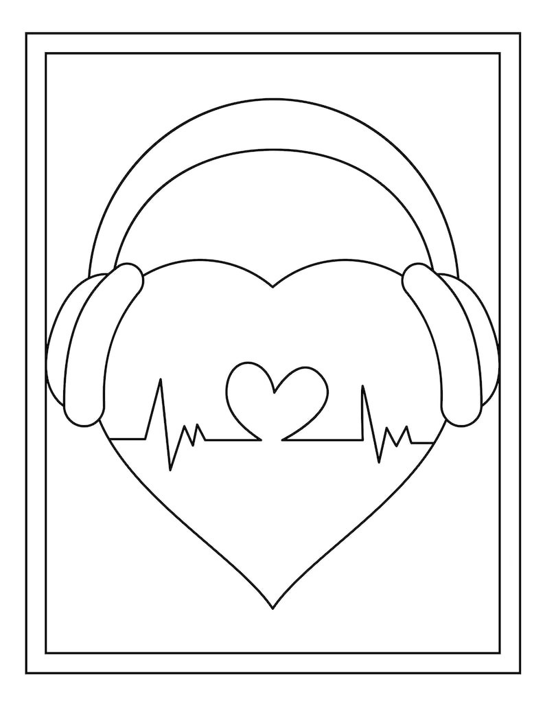 Pure Heart Coloring Pages (16 Pages) - Etsy