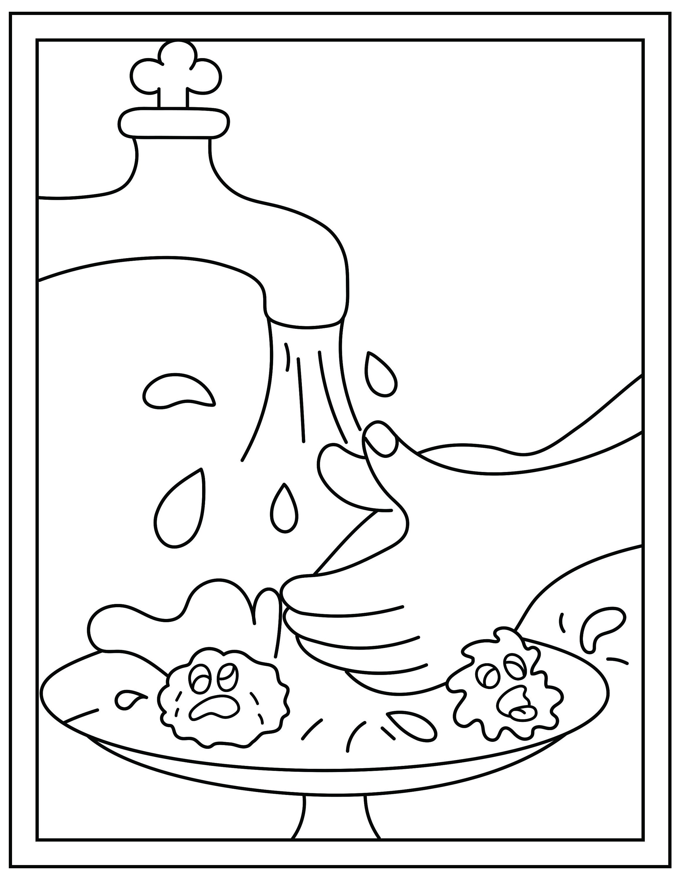 Stay Clean Coloring Pages (10 Pages) - Etsy