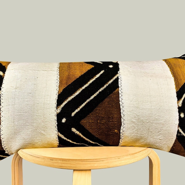 African mud cloth cushions clearance