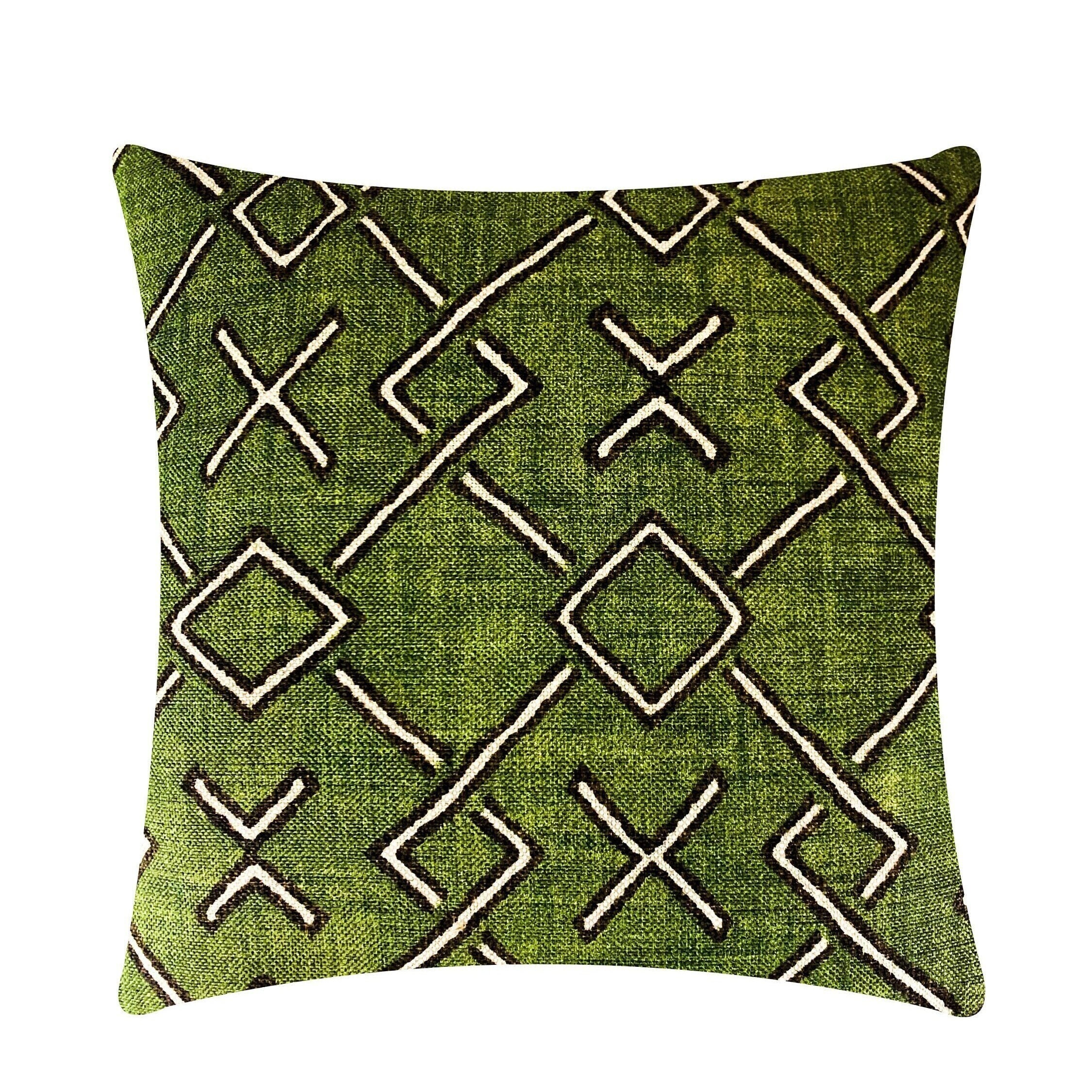 Malian Geo Tribal Print Throw Pillow Cover / Almohadas Etsy España