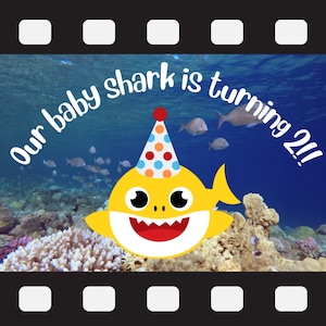 Baby Shark Invitation Video