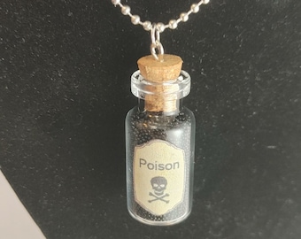Poison Bottle Vial Necklace