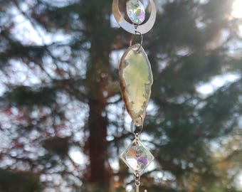 Agate Crystal Prism Suncatcher Window Stained Glass Sun Catcher