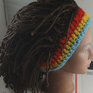 Rasta Dreadlocks Hair Wig Knitted Beanie Hat