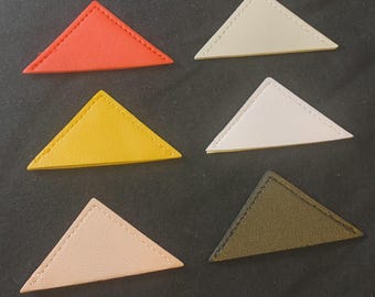 PU Leather Corner Bookmark