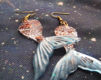 Mermaid Gold Fin Earrings SALE