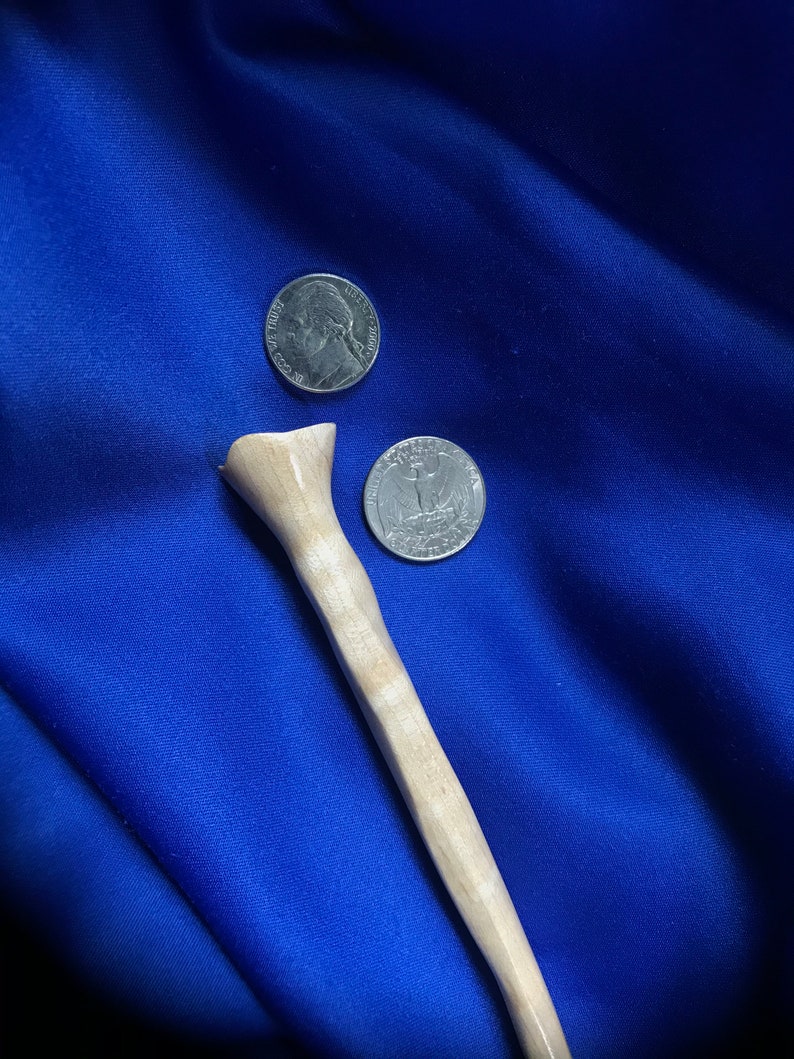 Handcrafted Maple Wood Hair Stick Made In Hawaii