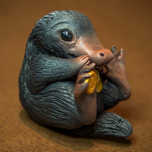 PUGGLE Made to Order | Miniature Polymer Clay Sculpture | Magical Beast, Cute Creature, Fantasy Beast, Gift for Geeks, Tiny Clay Keepsake