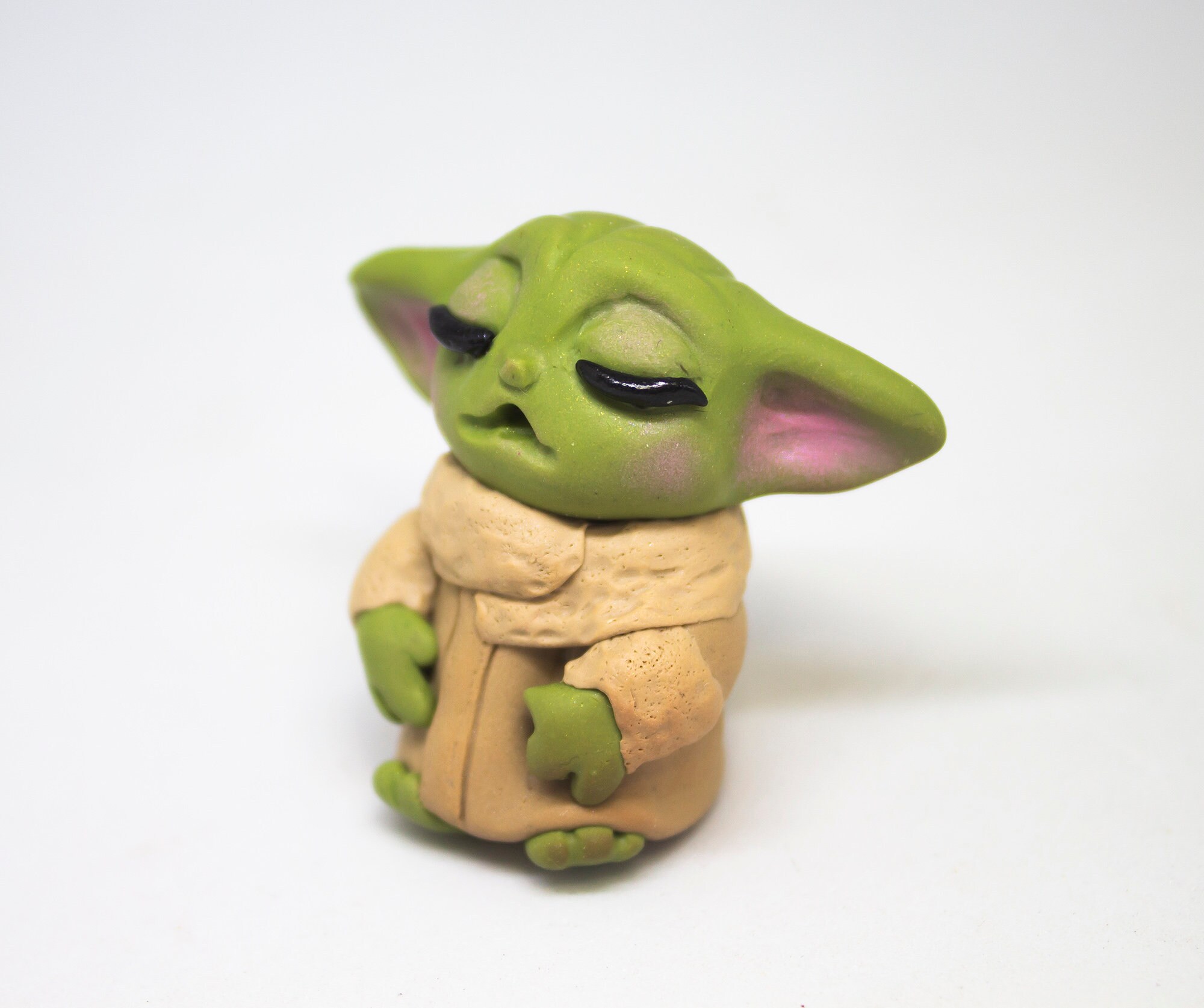 BABY YODA The Child Made to Order Polymer Clay Sculpture Etsy