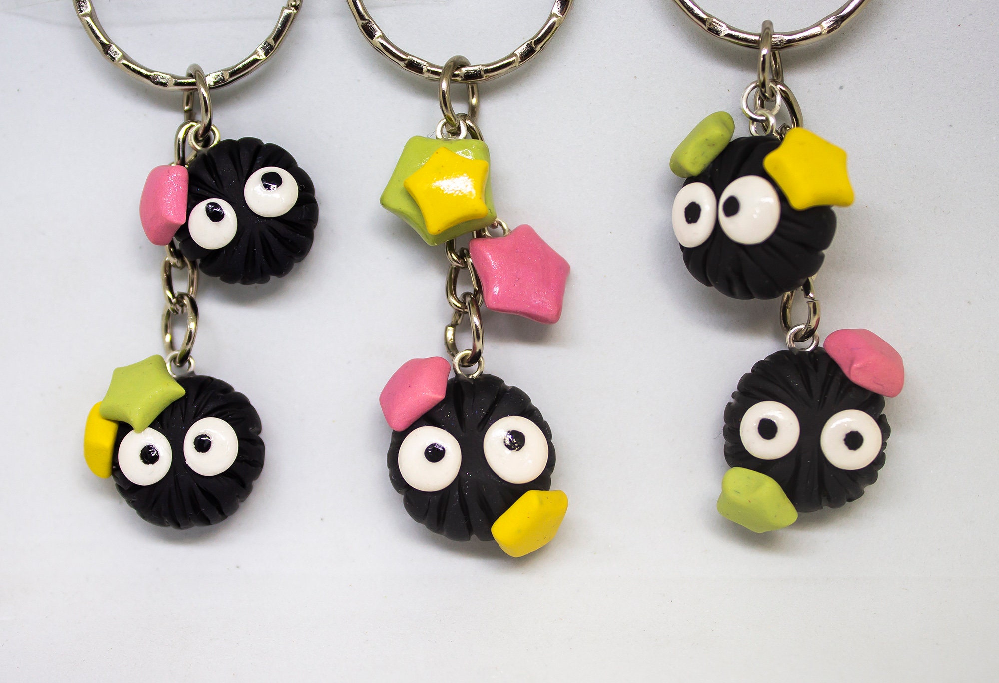 Dust Bunny Polymer Clay Kawaii Figurine Collectibles Art & Collectibles