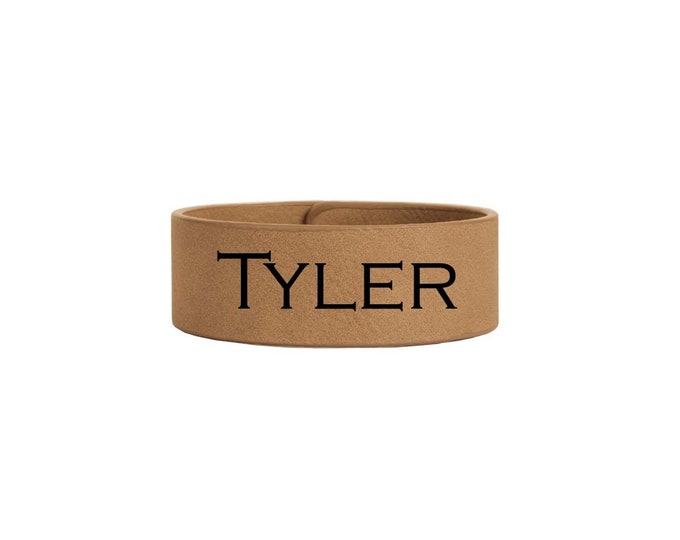 Wrist Bracelet including Choices of Color, Size, Name, Date, Font & Text Personalized Custom Laser Engraved