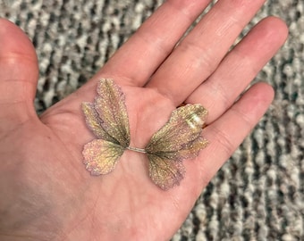 OOAK beautiful handmade glittery iridescent transparent fairy mermaid art doll butterfly dragonfly wings Z19