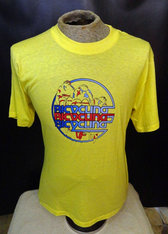 Vintage Men's Bicycling Yellow Blue Red Amazing Gr