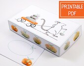 Printable Gift Box Template, DIY Gift Card Holder, Giftcard Ideas, Teacher Gift