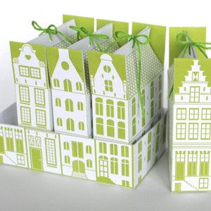 Gift Boxes Dutch Paper House Printable Favor Box Template, Amsterdam image 2