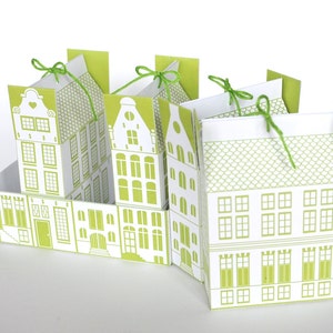 Gift Boxes Dutch Paper House Printable Favor Box Template, Amsterdam image 3
