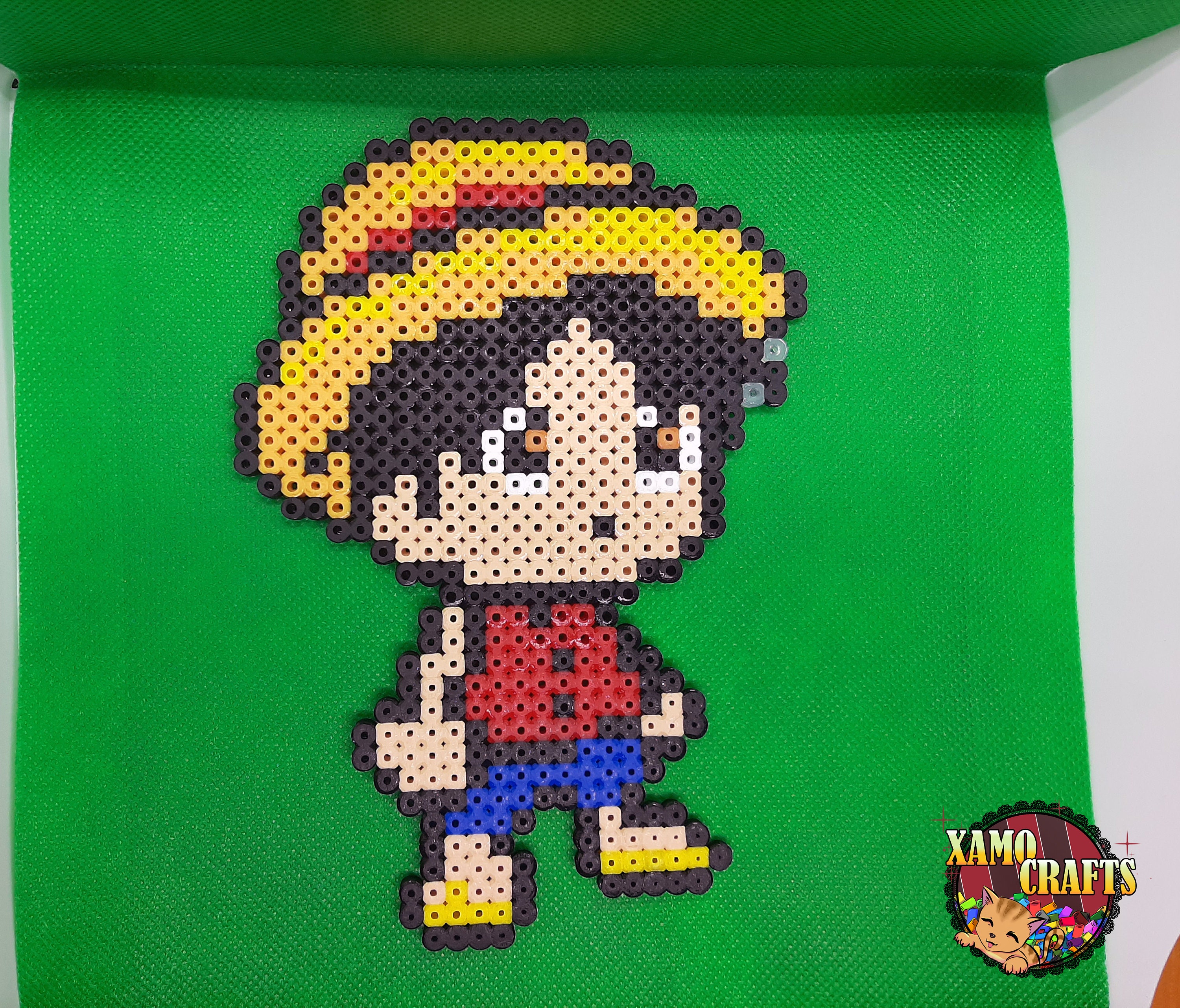 Pirate Chibi Anime Hama Beads Midi Perler Beads Etsy