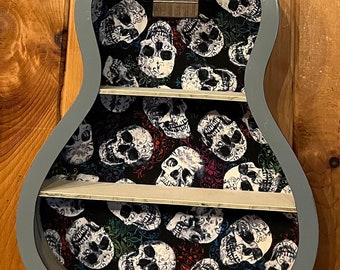 Guitar Shelf skulls custom made READY To SHIP