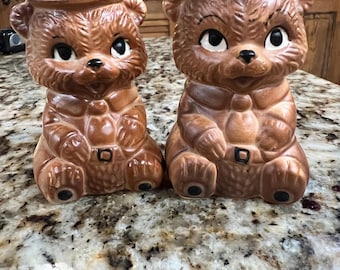 Winton Twin 1960 Bear Cookie Jar - Smokey the Bear - Ranger - Etsy