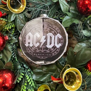 AC/DC Drum Ornament Official Band Merch Angus Young Christmas Holiday ...