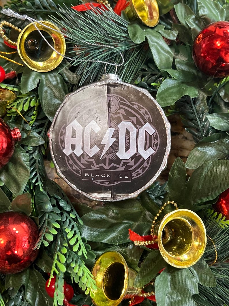 AC/DC Drum Ornament Official Band Merch Angus Young Christmas Holiday ...