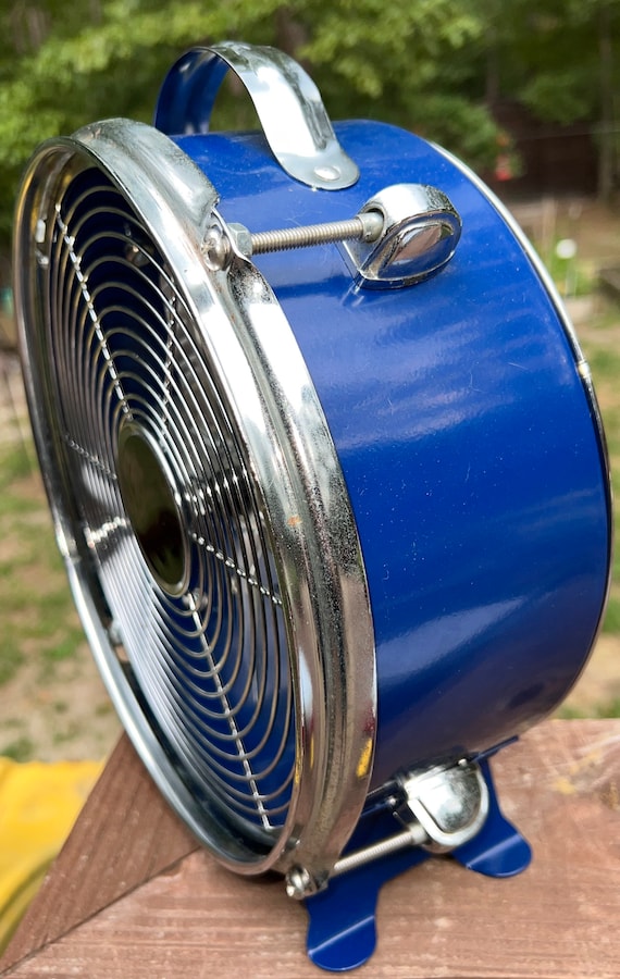 Drum Plug in Fan Desktop Bedside Table Custom Made Authentic Etsy