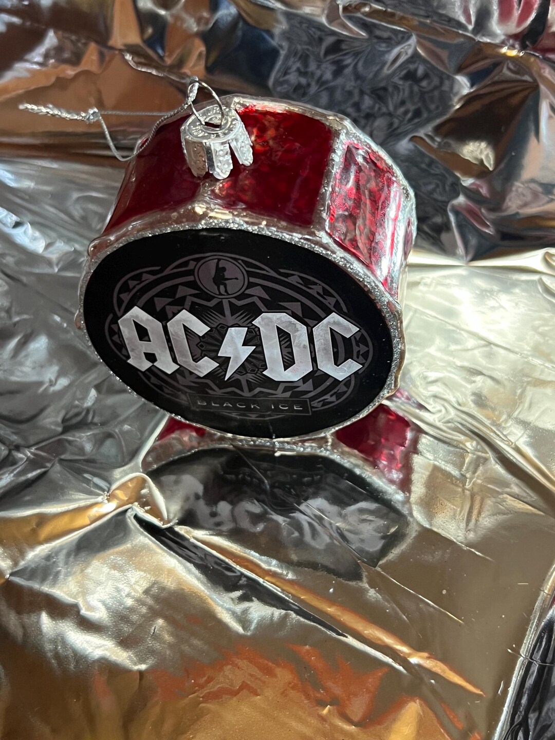 AC/DC Drum Ornament Official Band Merch Angus Young Christmas Holiday ...
