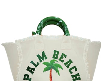 Palm Beach Fringe Canvas Bag