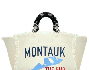 Montauk Fringe Canvas Bag