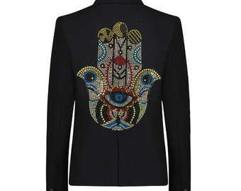 Hamsa Blazer - Black