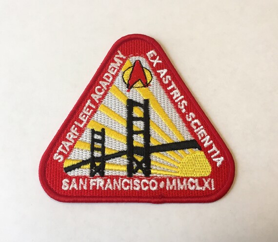 Star Trek Starfleet Name Logo Embroidered Iron on Patch