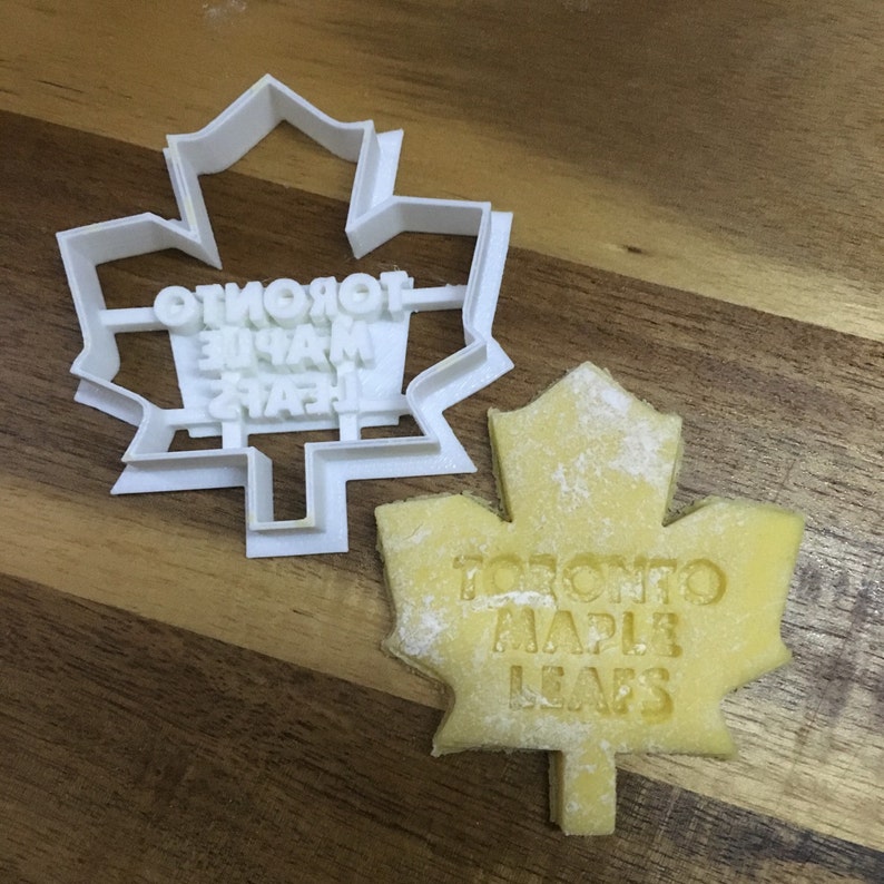 Toronto Maple Leafs NHL 3D Printed Cookie Cutter Etsy