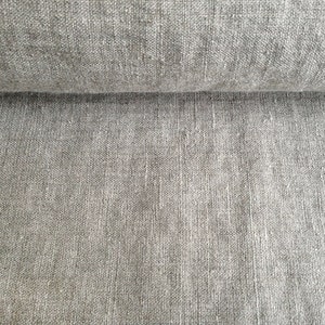 Soft 100% linen fabric by the yard / meter. Stonewashed, for sewing. Cut-to-length linen fabric. Various colors. Medium weight SALE image 9