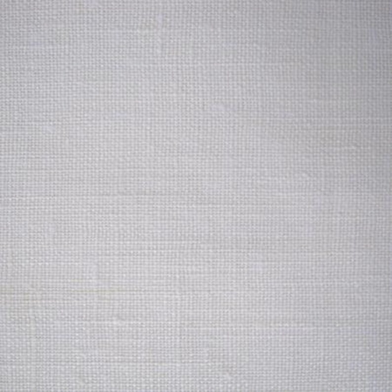 Close-up of white linen fabric texture