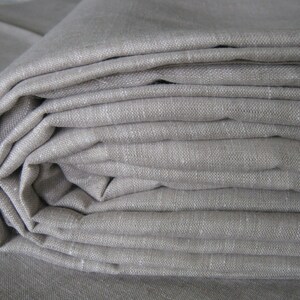 Wide Linen Fabric by the yard 100% Pure Flax Width Medium Weight ECO-friendly image 2