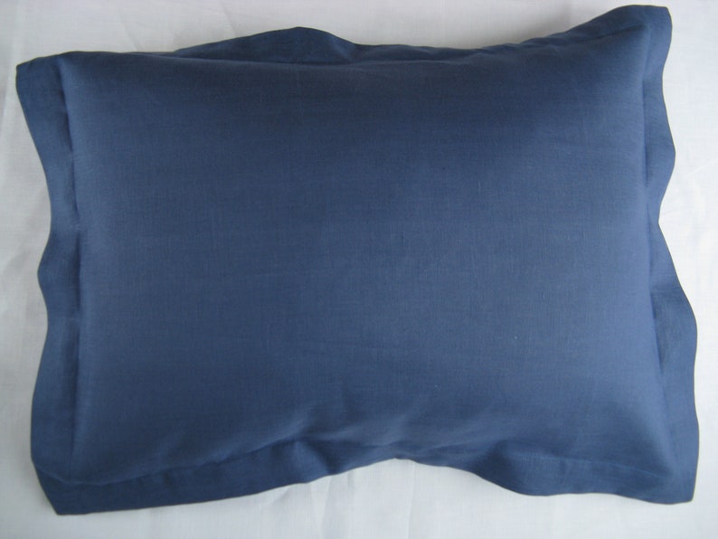 Oxford style Linen Pillow Cover Case Sham White or Oatmeal Etsy