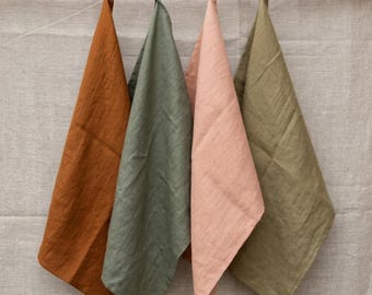 Linnen theedoeken, natuurlijk linnen theedoek, linnen keukenhanddoek, stonewashed zachte linnen handdoek, cadeau