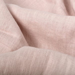 Soft 100% linen fabric by the yard / meter. Stonewashed, for sewing. Cut-to-length linen fabric. Various colors. Medium weight SALE image 4