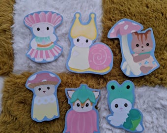 Sylvanian babies critter sticker pack