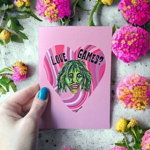 Cartão de Dia dos Namorados inspirado em Mighty Boosh