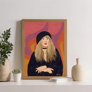 Stevie Nicks Print A4