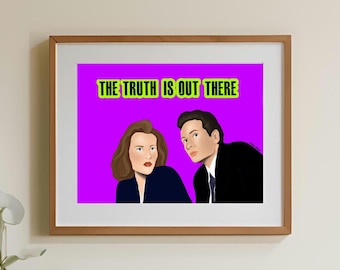 X Files inspired print A4