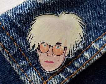 Andy Warhol pin badge