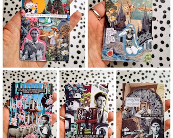 Literary inspired collage Sticker