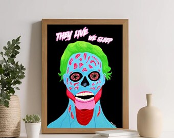 They Live inspired Print A4