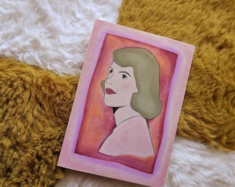 Sylvia Plath portrait Sticker