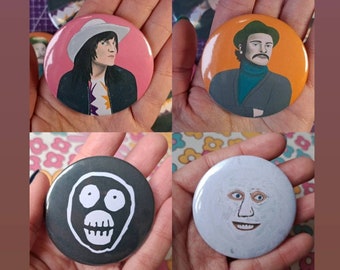 The Mighty Boosh Inspired large badges