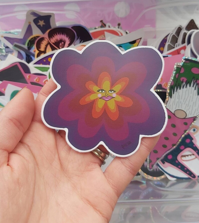 Stickers Embellishments Craft Supplies & Tools Flower Face stickers