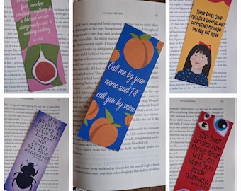 Book quote bookmarks